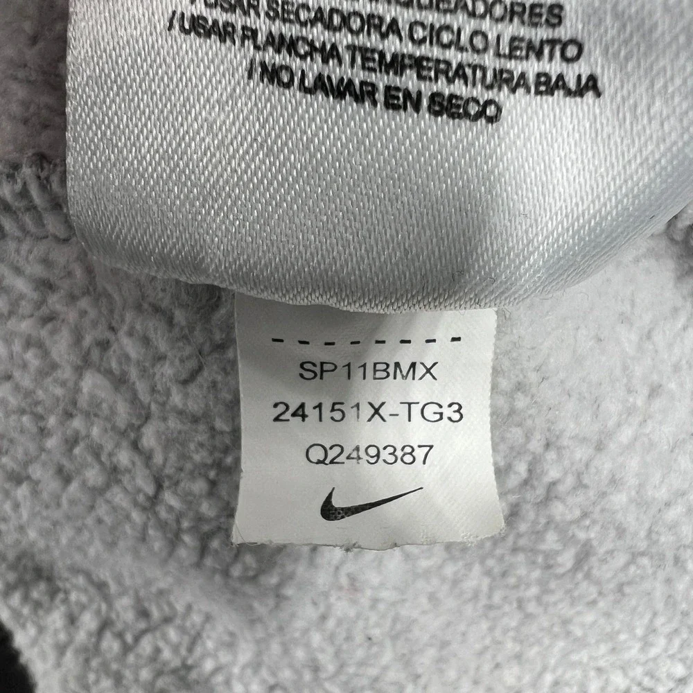 Nike Detroit Tigers Baseball Hoodie Mens Large Gray MLB Pullover Sweatshirt